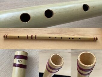 Mistrovská Bansuri G z bambusového dřeva