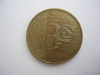 AE medaila 5 dukát Karel IV. - návrh Jiří HARCUBA 1978