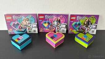 LEGO Friends 41356, 41357, 41358 - srdcová krabička