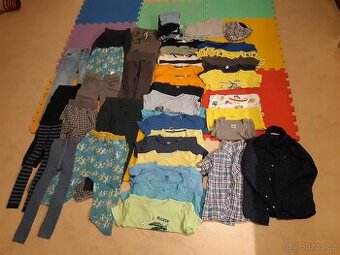 Oblečení mix kluk 122-134 (kalhoty, trička, tepláky, košile)