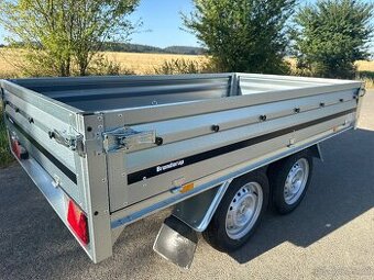 Přívěsný vozík nebrzděný do 750kg , dvě nápravy 2x 750kg