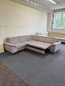 Rohová rozkládací sedací souprava - nepoužitá