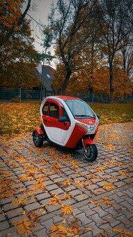 Elektrická tříkolka Elblesk bez řidičáku verze 25 km/h