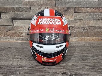 HELMY Ferrari 1:2 Leclerc -orig.podpisy,Sains