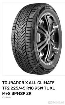 225 45 18 PNEU 3 KS CELOROČNI