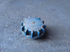 Víčko nádrže hliníkové Jawa 550 Pařez