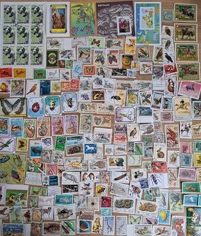 Sbírka známek fauny