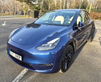 Tesla model Y LR, 9/2021, záruka, vč.DPH, tažné, FSD