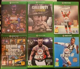 Prodám hry na XBOX one