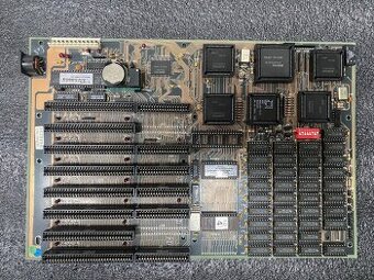 Retro základní deska Protek 286 s CPU a RAM