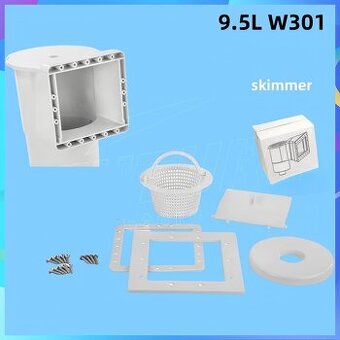 Skimmer k bazénu  - průměr 15 cm - nový cena 480Kč/kus