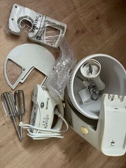 Ruční šlehač s mísou ETA Promise 2046 90000 s mísou bílý/žlu