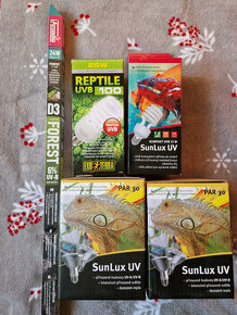 Použité UVB žárovky