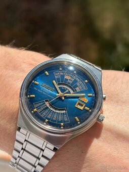 Hodinky Orient Vecny kalendar / modry ciselnik
