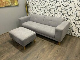 Sofa LUNA s taburetem - 1
