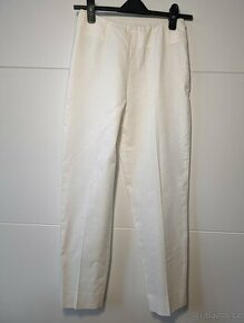 NOVÉ Dámské bílé společenské kalhoty - 1
