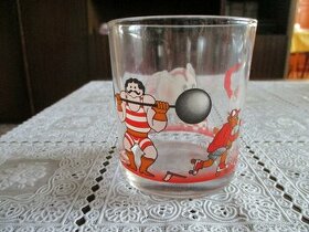Stará sklenka - dětský motiv - CIRKUS - 1