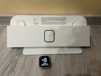 Apple Watch Series 7 (41mm) – Starlight Alu, Cellular - 1