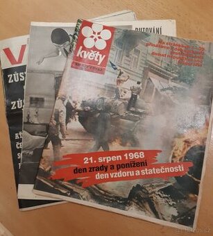 časopisy z r.1968 - okupace