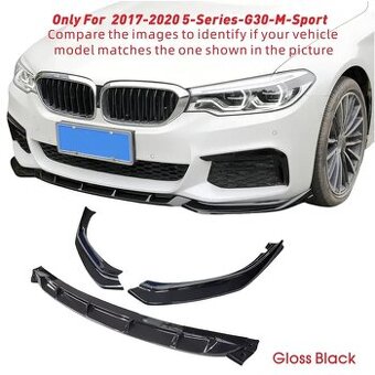 Lip Spoiler Splitter BMW Řada 5 G30 M PAKET 2017-2020