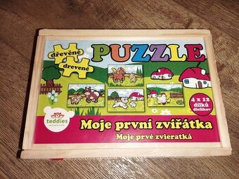Puzzle Moje první zvířátka od teddies