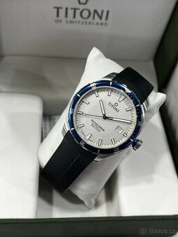 Titoni model Seascoper white - blue orig. hodinky, stav NOVÉ