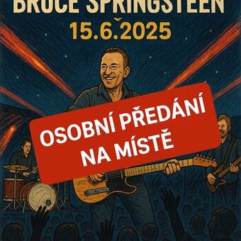 Prodám 1-4 lístky - Bruce Springsteen - 15.6.2025