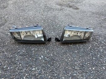 Fabia 1 přední světla hella černé
