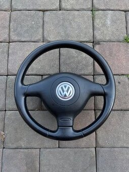 Kožený volant VW Golf 4/ Bora / Passat B5 - Top stav