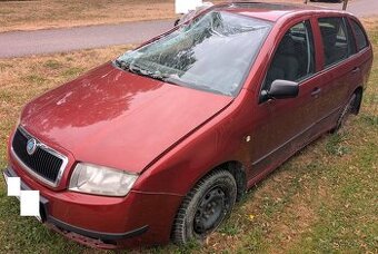 Škoda Fabia I bouraná