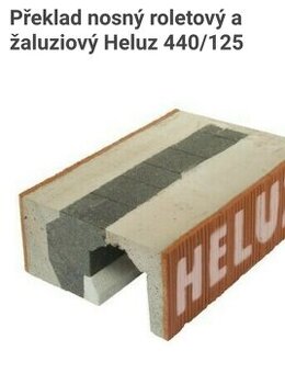 Překlad nosný roletový a žaluziový Heluz 440/125
