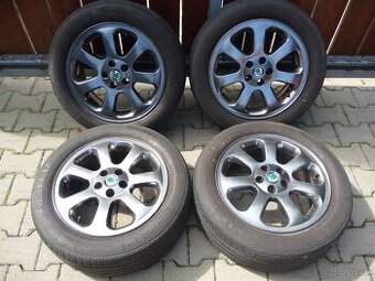 ALU KOLA 16 ŠKODA L&K 5x100 +SADA LETNÍCH+ZIMNÍCH PNEU 16