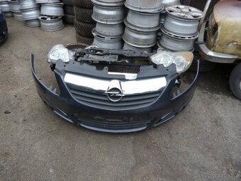 Opel Corsa D přední nárazník, světla , chladičovka, maska