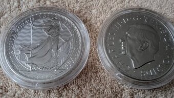 Investiční stříbro - Britannia- 1oz 2024