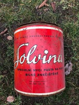 Plechovka Solvina Kosmos Čáslav