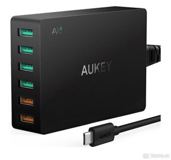 Aukey 6portová 60w nabiječka PA-T11