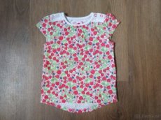 Dívčí trička s krátkým rukávem vel. 86