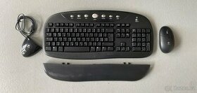 Set klávesnice a myš - bezdrátové Logitech