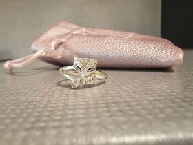 Stříbrný prsten liška - Bangles
