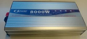 Invertor ( měnič napětí ) 8000W, 12Vss na 230V stř. 50Hz