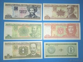 Bankovky KUBA - 1 - 20 Pesos 2005-2019