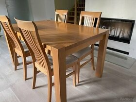 Jídelní stůl + 4 židle TON