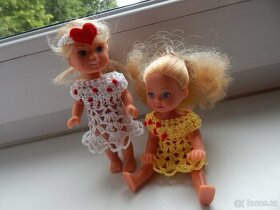 Ruční práce háčkované šatečky  pro Evičku - Barbie