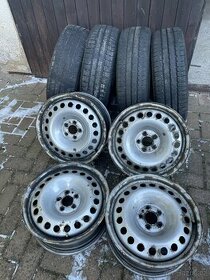 Plechové disky, zimní pneu na Fiat Doblo