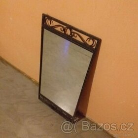 Zrcadlo obdelník kov.rám 51,5 x 76cm