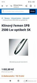 Klínové řemeny