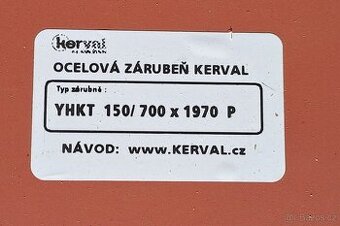 zárubeň ocelová 70/197/15 pravá