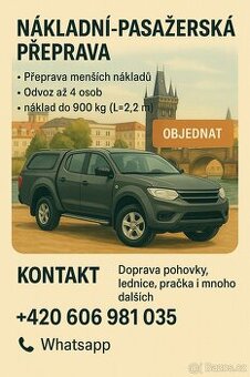 Nákladní-pasažérska přeprava Praha a ČR a EU-víkendy,svátky.