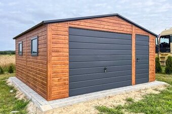 -Plechova garáž 5x5m-