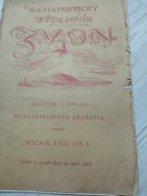 Relletristicky týdenník Zvon 1928-29 - 1